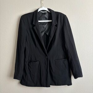Old Navy Black Blazer Classic Tailored Suit Jacket